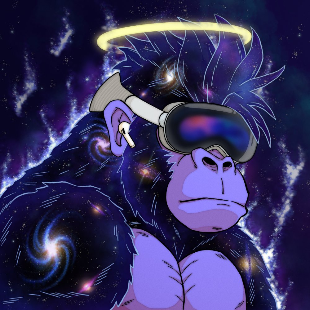 Crosspost from <a href="/CyberKongz/">CyberKongz</a>: 

Introducing Commander Zeno: The Rugendo Elder.   

Leading a dangerous mission to save trapped miners in a meteor shower, he was pierced by meteorite debris.  This shattered celestial fragments throughout his body, triggering a cosmic metamorphosis.