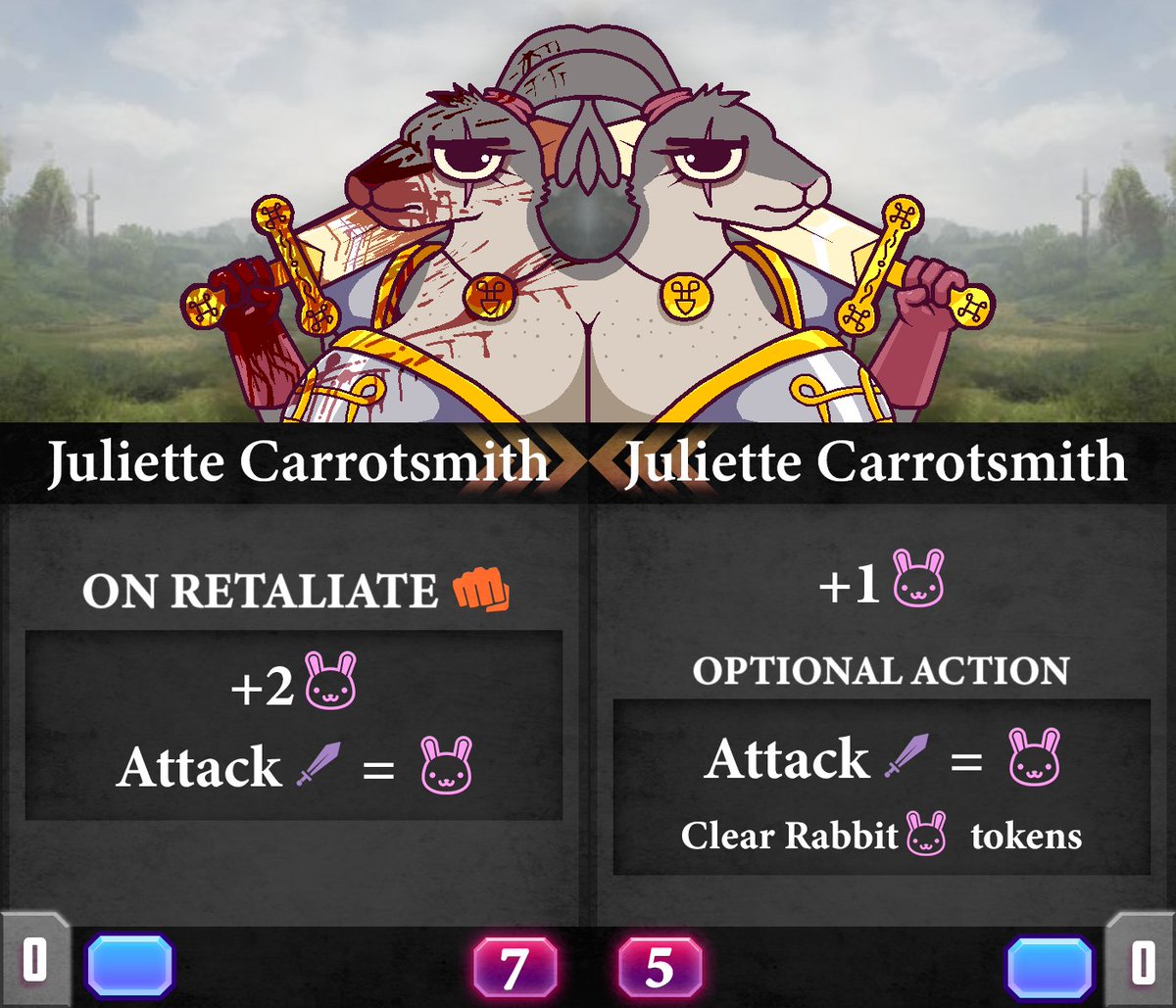 Theyton2's tweet photo. Dib 3 and Juliette Carrotsmith join Head 2 Head.

That's 86 cards now in the game! https://t.co/W37CLdxuNf
