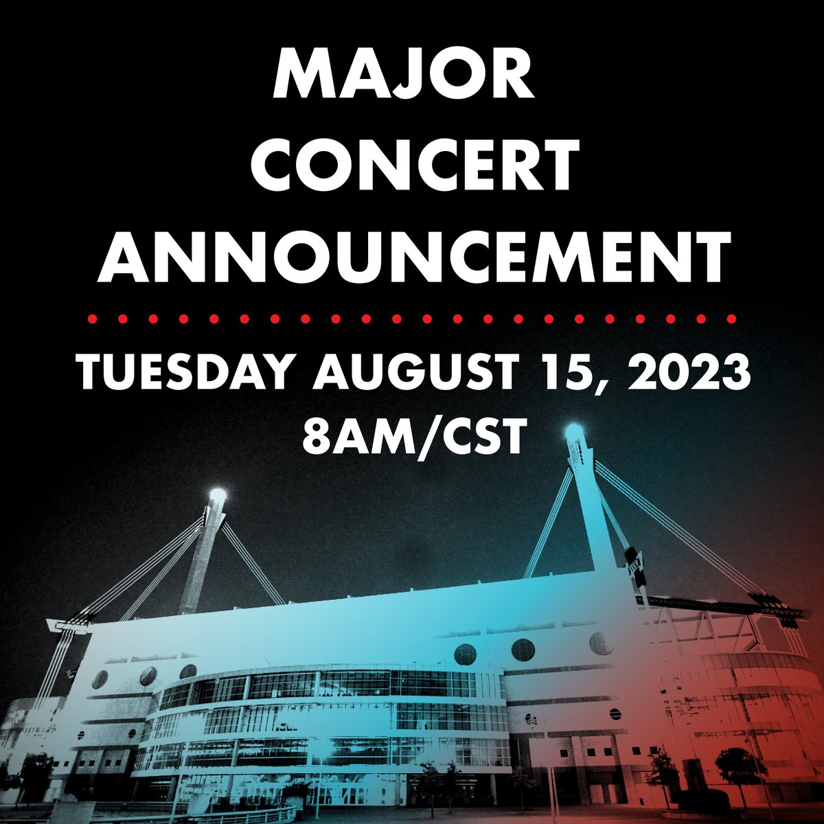 Hop on our IG live tomorrow morning at 8A for another EPIC #SanAntonio concert announcement here at the Dome!