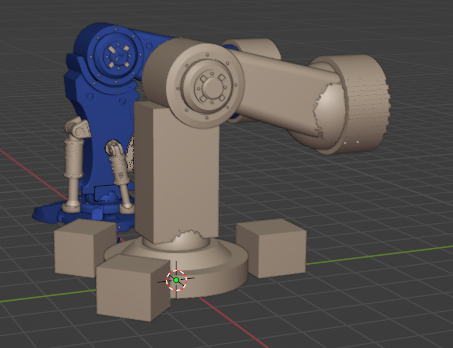runebrush's tweet photo. After a mock print, kindly done by a mate, I'm reworking the leg and foot of my Cargo-8 conversion.  Started to use design queues from titans now to try and give it some weight. Blocks will be refined and details added as time goes on! #Blender #Warhammer40k #Cargo8 https://t.co/wgstzRnwVo