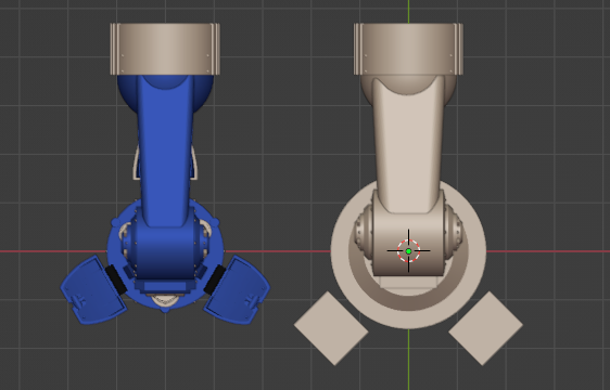 runebrush's tweet photo. After a mock print, kindly done by a mate, I'm reworking the leg and foot of my Cargo-8 conversion.  Started to use design queues from titans now to try and give it some weight. Blocks will be refined and details added as time goes on! #Blender #Warhammer40k #Cargo8 https://t.co/wgstzRnwVo