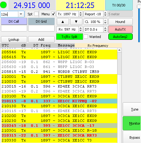 Carlos_XE1CC's tweet photo. TU ERSOY @3C3CA_ta2om for 5 QSO in FT8. Last one in 12m. Hope to work you again soon... 73's Carlos #hamradio #DXCC https://t.co/vzQbGbUogX