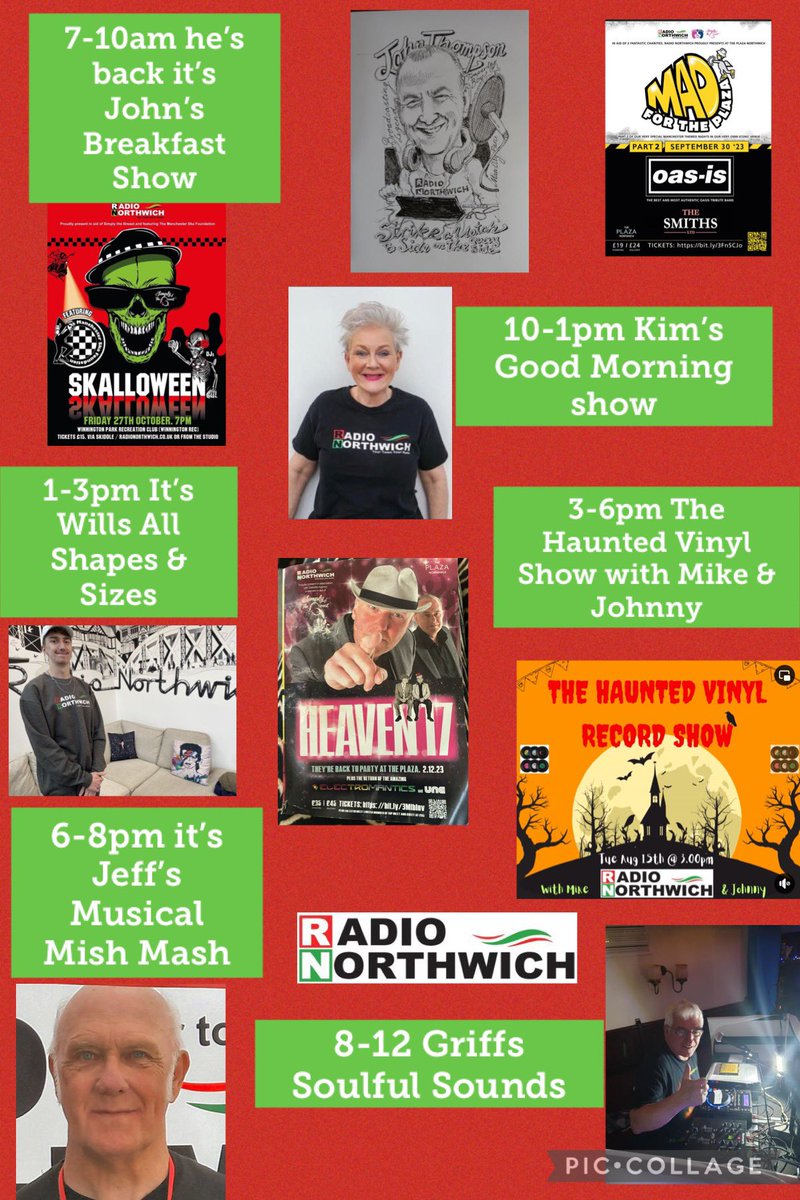 It’s the Tuesday Team and we welcome back Mr T at 7am and then 17 hours of live presented shows 
To listen ask your Alexa to open <a href="/RadioNorthwich/">Radio Northwich</a> <a href="/KimSmith1959/">Kim Smith</a> <a href="/AqueousDigital/">Aqueous Digital</a> <a href="/FoxSproston/">Fox & Hounds</a> <a href="/barons_quay/">Barons Quay</a> <a href="/visitnorthwich/">Visit Northwich</a> <a href="/wprfcgirls/">Winngton Park Girls</a> <a href="/theresilientkid/">Ashley Costello she/her</a> <a href="/L3SL3YT/">Lesley T</a> @RAHSCarole