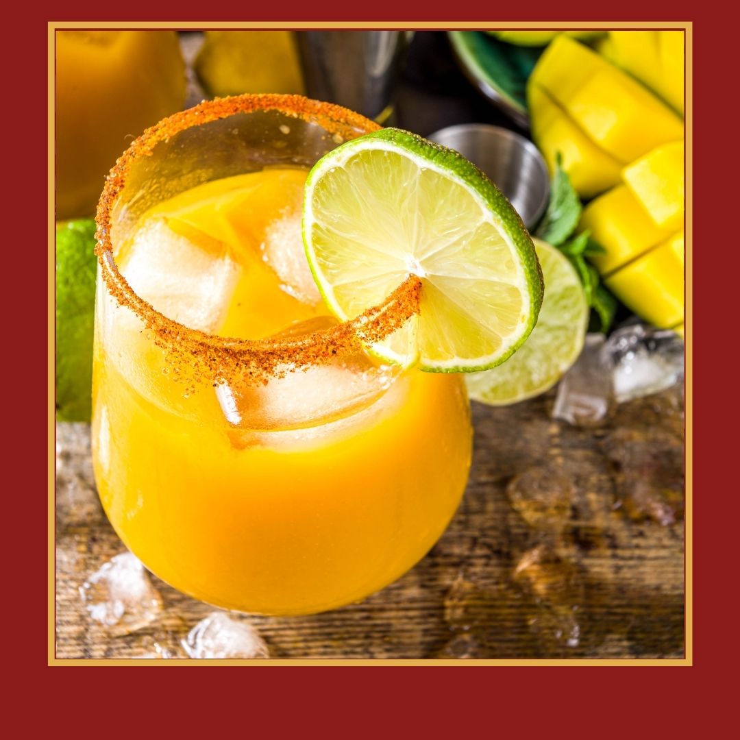 There are TONS of variations on the classic margarita! Different fruits like peaches, mangos, strawberries and pineapple can be added to give the drink a more tropical feel. Some rim their glasses with sugar and some even go with tajin!
