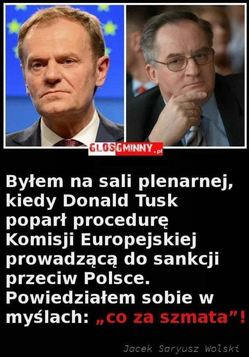 Jacek Saryusz-Wolski tweet media