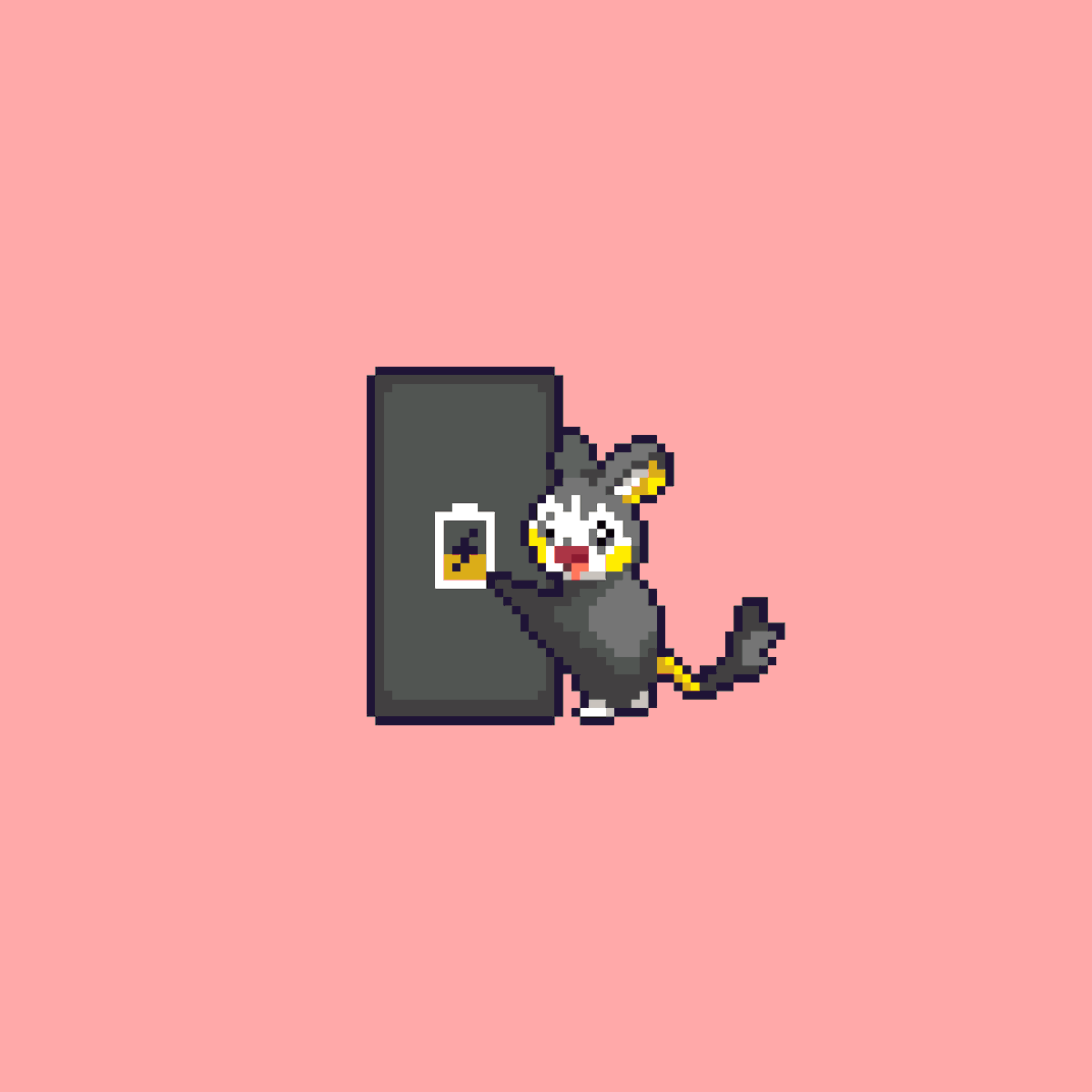 ExplosionMatcha's tweet image. Who needs a wireless charger when you have Emolga?

#pixel_dailies @Pixel_Dailies