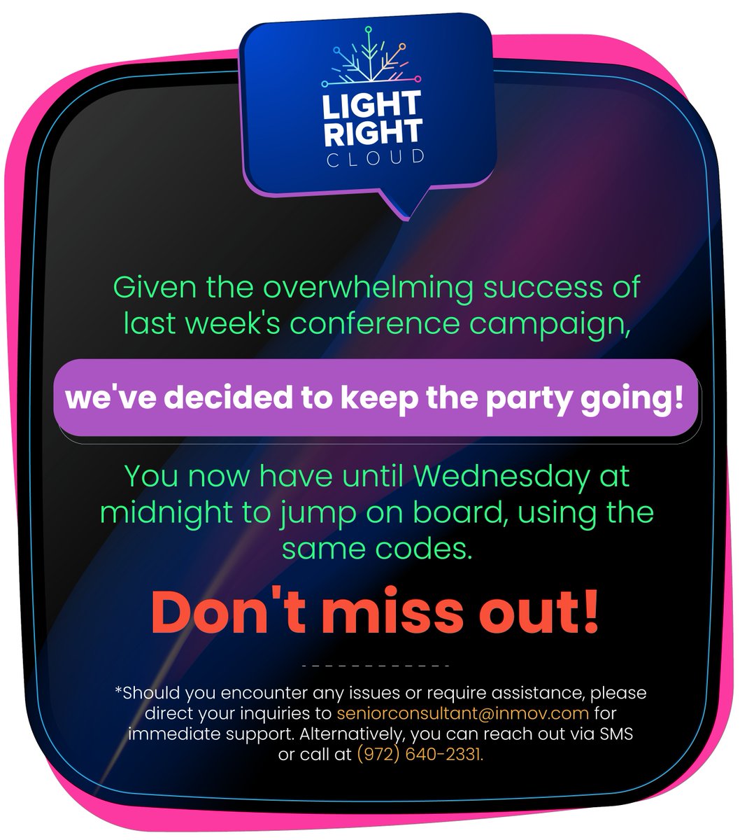 LR_Cloud's tweet photo. Limited-Time Extension: Redeem Your Special Discount Code Now! https://t.co/VGaLxxK7MH