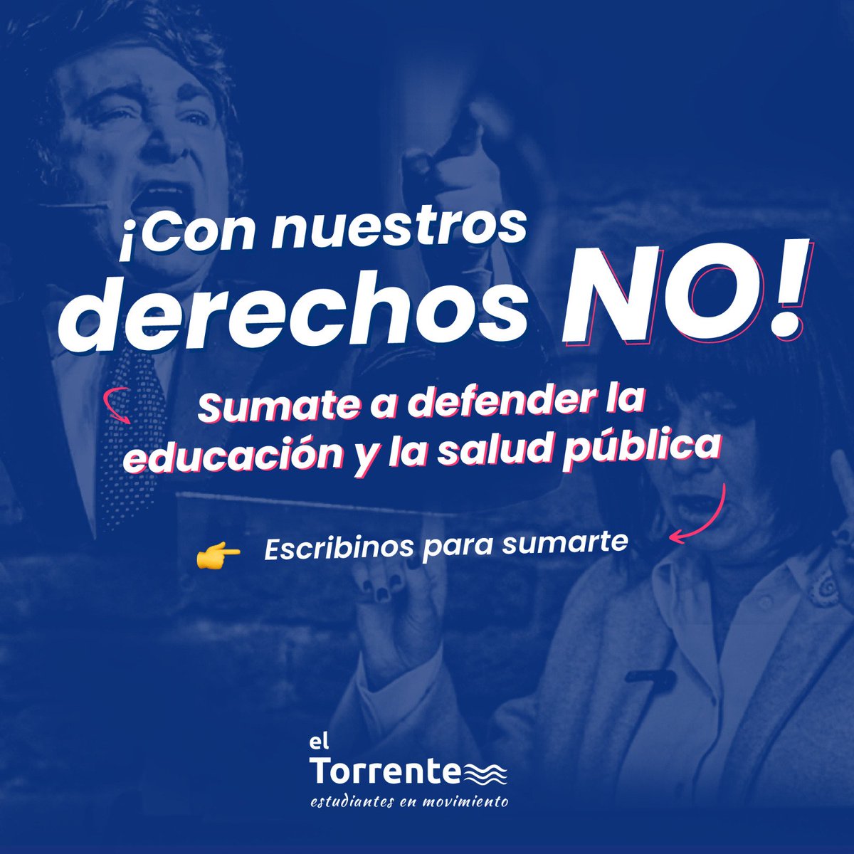 Es el momento de salir a defender nuestros derechos! Hablanos para sumarte