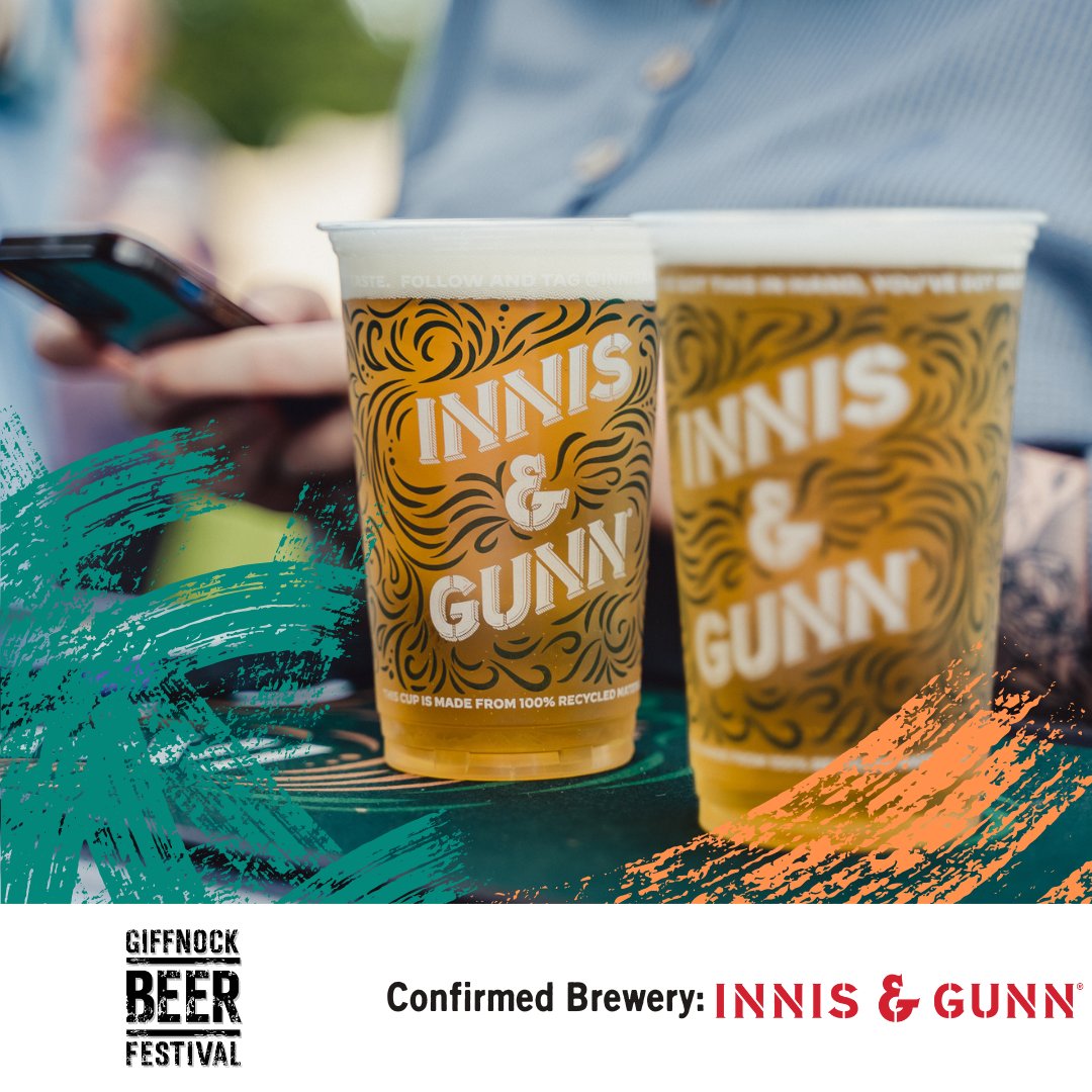 🍻10 days to go & up next on the brewery list it's @innisandgunn A huge hit at GBF22, we are delighted to have the award-winning Scottish craft brewery back with some of their most famous brews, inc. craft lager, Mangoes on the Run IPA & Session IPA. 🎟️: tikt.link/GBF2023