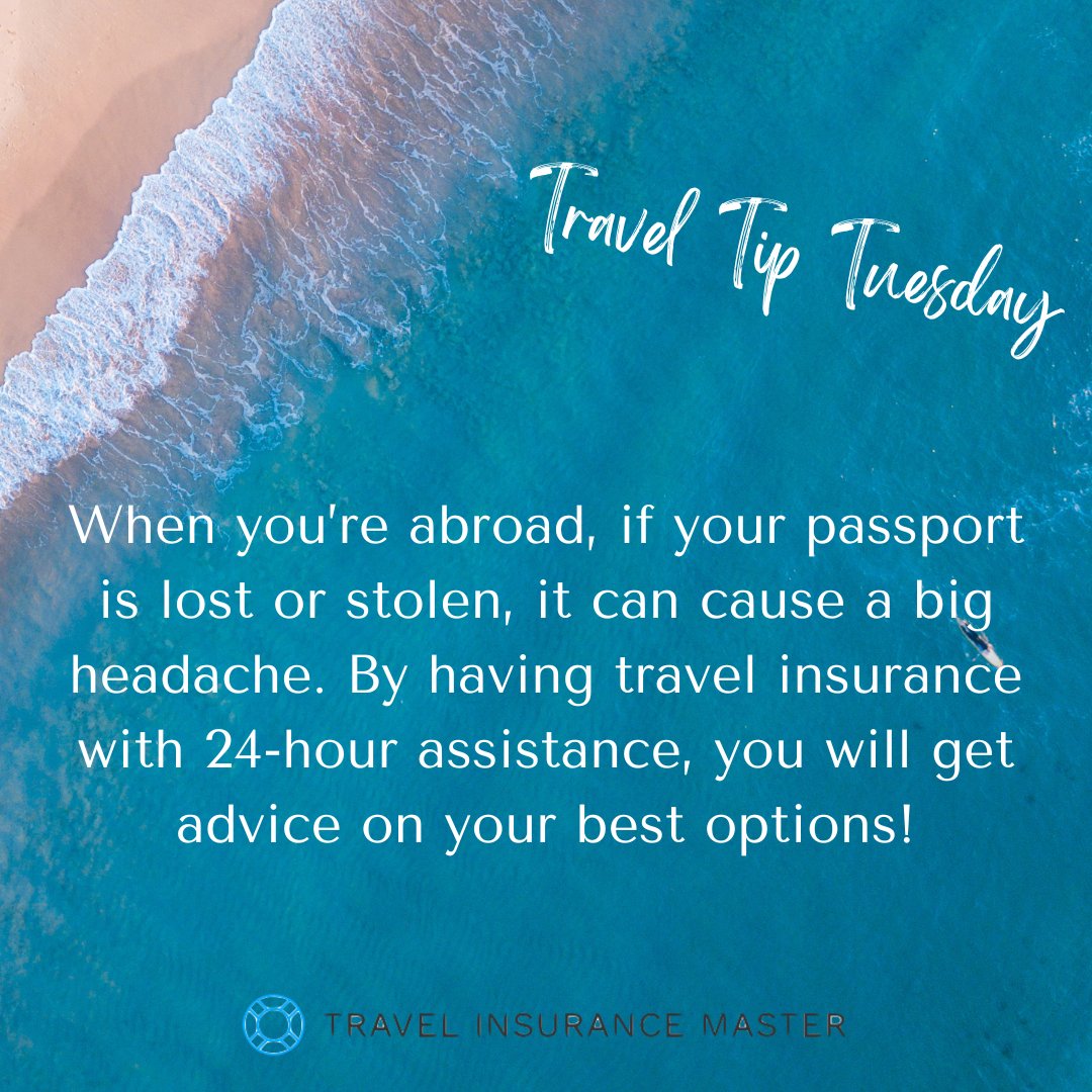 Travel Tip Tuesday: Don't travel without insurance! There are many useful benefits like 24-hour assistance that can help you if you have a mishap. Find your recommended plan at Travelinsurancemaster.com

#travelinfluencer #travelcontentcreator #travelyoutube #travelagent