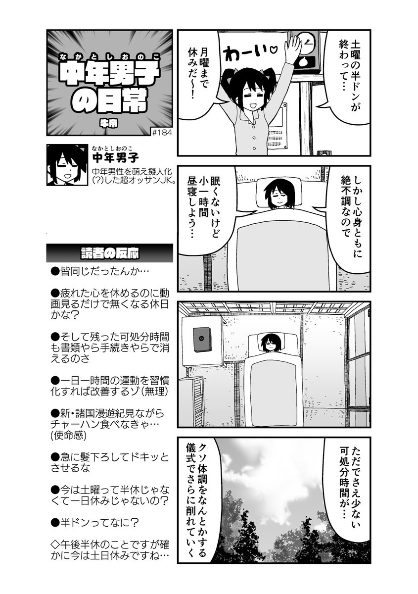 クソ体調をなんとかする儀式で終わっていく休日