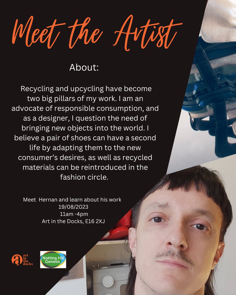 Meet @hernanguardamagna on 19th August who will be at the gallery talking about his work from 11am - 4pm.

In artist's own words - 
 I am an advocate of responsible consumption, and as a designer, I question the need of bringing new objects into the world. I

#artistexhibition