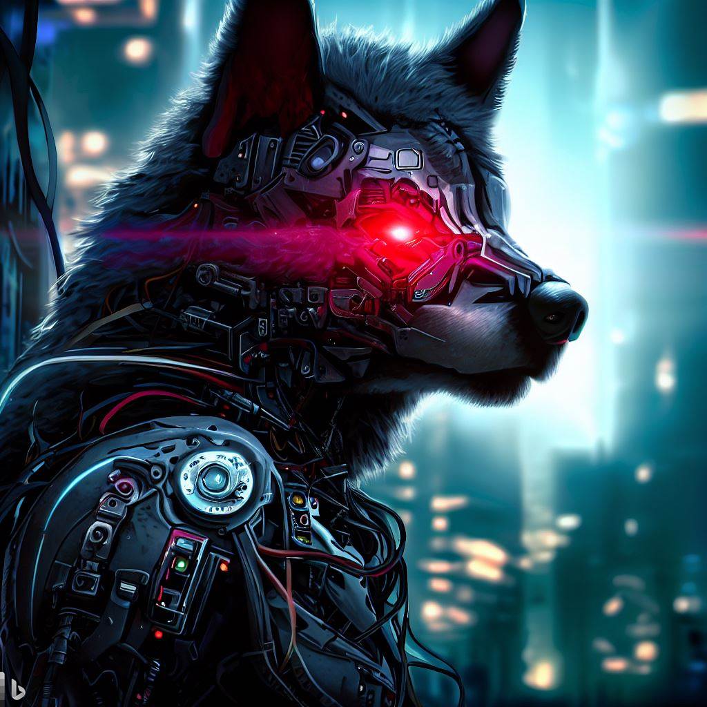 designxpress06's tweet photo. #CyberWolf #FuturisticCityHunt #TechnoBeast #NeonWilderness #LupineAugmentation #UrbanPredator #midjourney #aiart #midjourneyart #midjourneyai #aiartcommunity #digitalart #nft #midjourneyartwork #generativeart #followers https://t.co/ofxspw6hPC