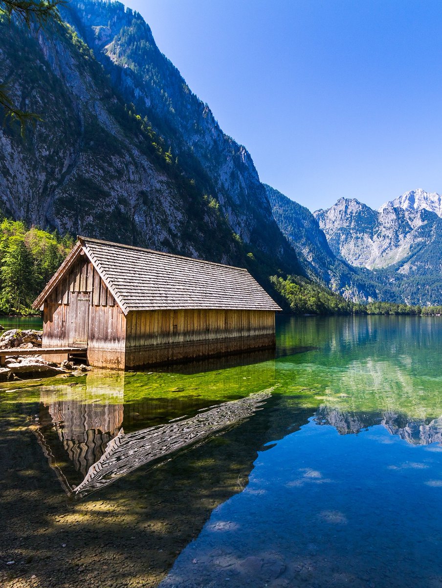 Lake Koenigssee at the Bavarian Alps in Germany  🇩🇪