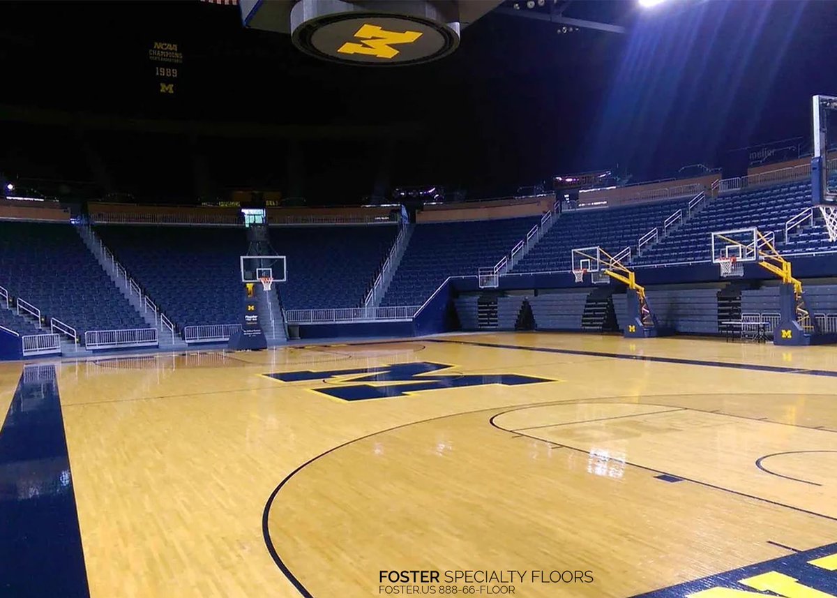 FosterFloors's tweet photo. #DYK that BioChannel Classic was designed by @RobbinsSurfaces at the request of the Chicago Bulls just to lengthen Michael Jordan’s career!
It combines the structural and dimensional stability of anchored flooring systems with the safety/comfort of resilient sports flooring. https://t.co/M0iLkgO5uM