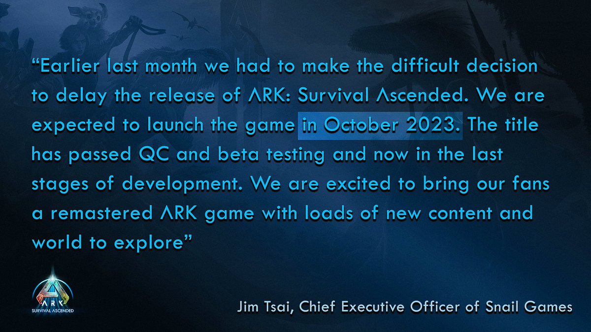 ARK Ascended News tweet media