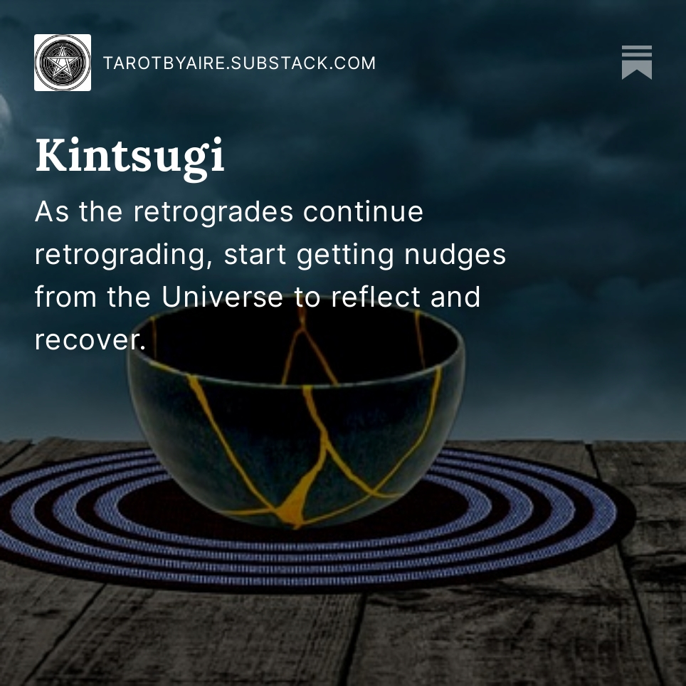 AireTarot's tweet photo. This week's set of horoscopes focuses on several retrogrades happening (and Mercury Retrograde arrives August 23!). The challenges this week will inspire you to heal and recover as you prepare for a new chapter in your life.

https://t.co/L5No8Dl7Rz https://t.co/Ot3hUBZSPY