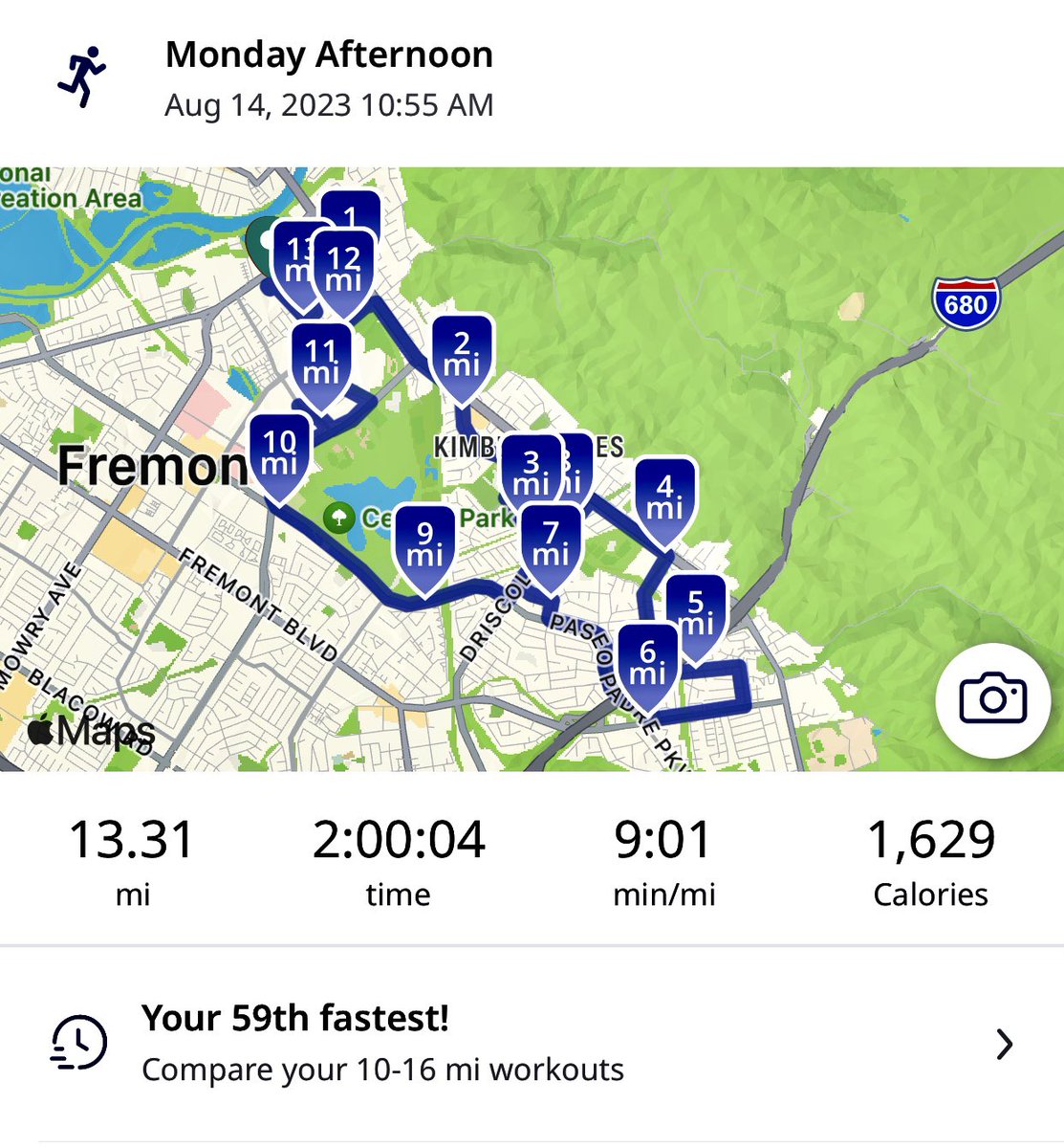 itzJohnnyReilly's tweet photo. Today was the day Monday got its ass whooped 👟       🏃‍♂️💨🔥
Ran a half marathon in exactly 2hrs
@Runkeeper #running #runchat #fitfam #fitness #MondayMotivation #monday #bayarea #California https://t.co/CPQ9pOYVbT