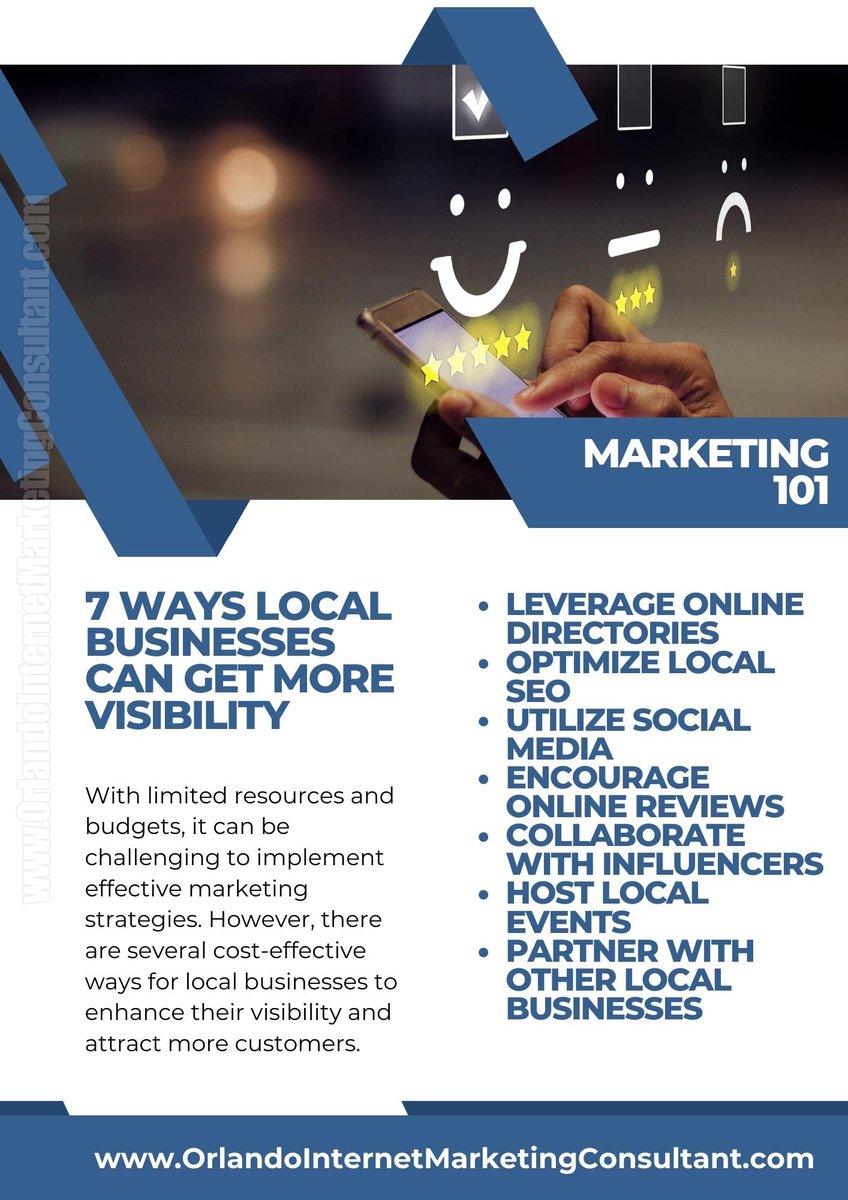 LindaBayko's tweet image. Discover 7 cost-effective strategies for local businesses to boost their visibility and attract more customers without overspending. Implement local SEO, leverage online directories, utilize social media, and more. #localbusinessvisibility ow.ly/w4K750PwjN0