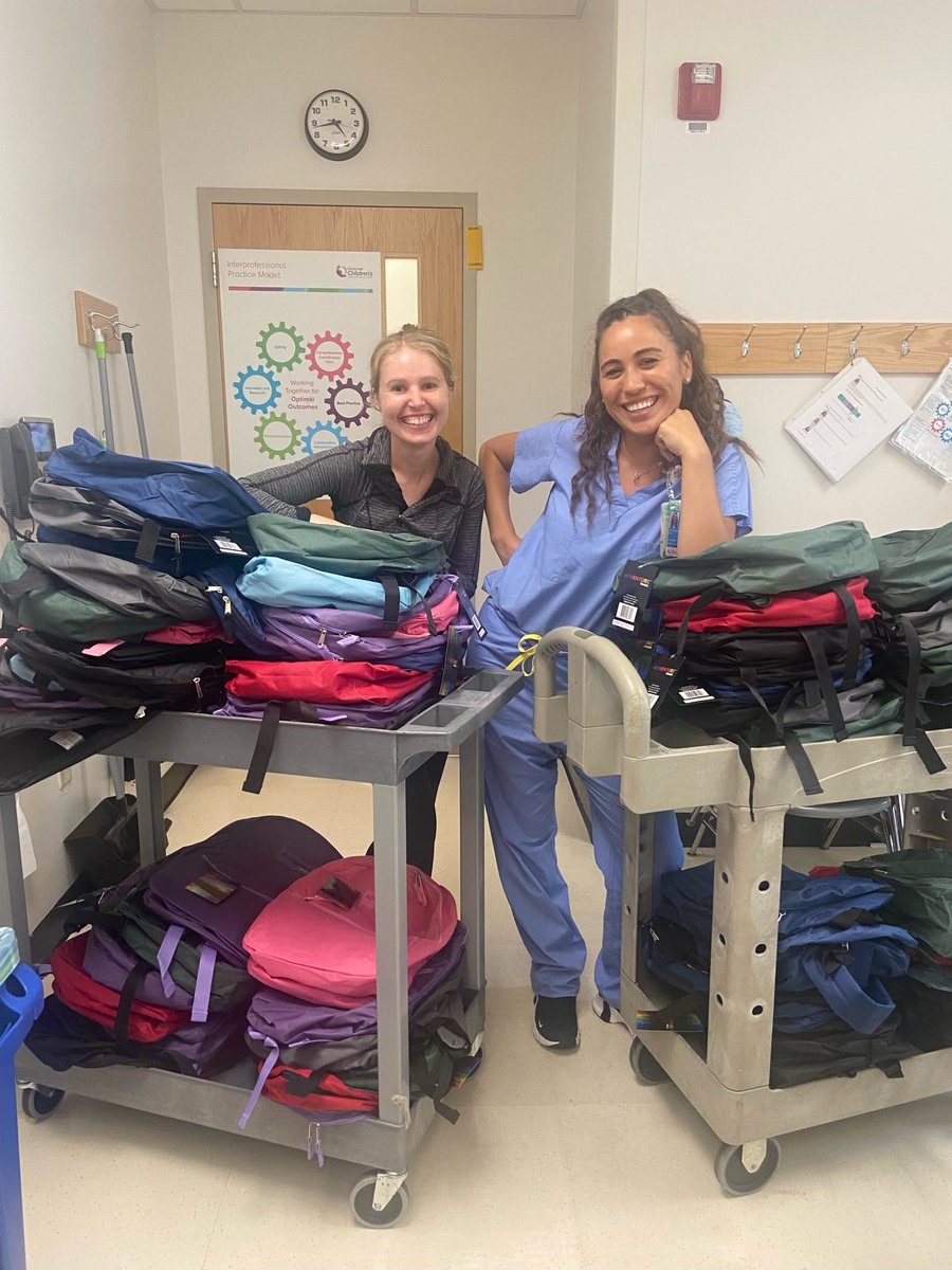 @CincyPedsRes @KitCarney14 and Lexy Dantzler organized a back to school drive through which our residents donated almost $600 in supplies for @CincyChildrens Pediatric Primary Care Clinic patients