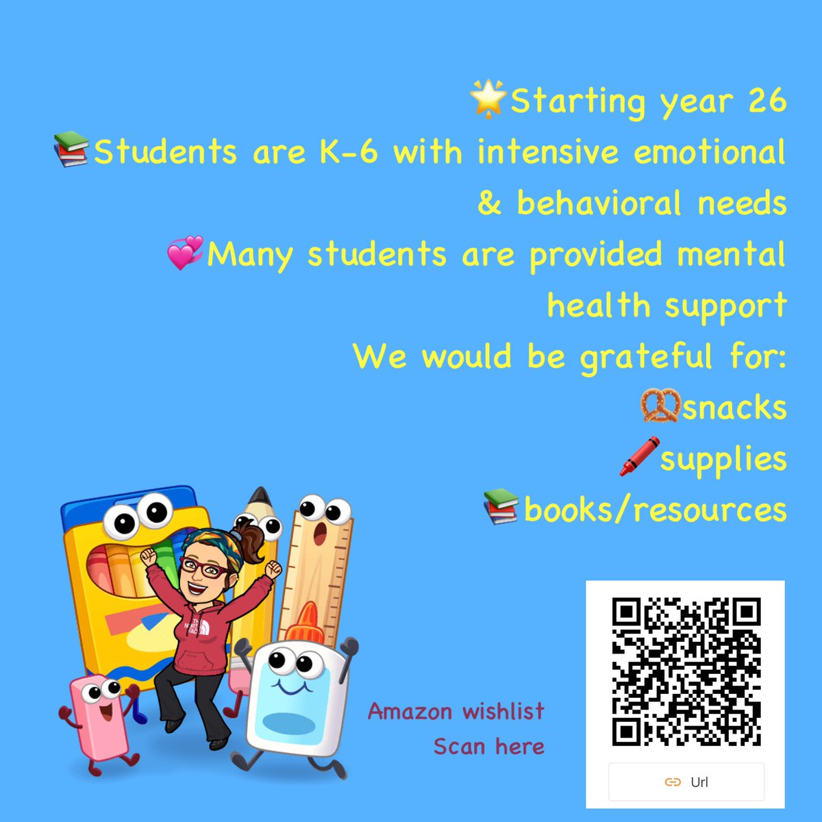 <a href="/jsiddiqi7/">Javaid Siddiqi</a> I return in one week. My list has been stuck. 

I get to teach social skills to K-6 #sped. I recognize it is different than other subjects. My students’ needs are different- they have emotional &amp; behavioral needs

Please help me help them 🫶🏻
#clearthelist

amzn.to/3eyuTWs
