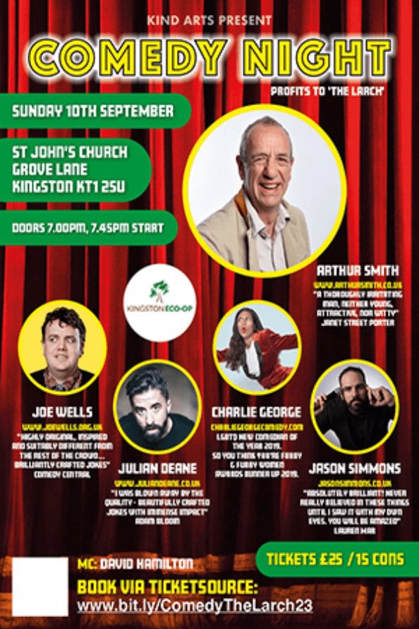 Tessa Kind (@tessa_kind) on Twitter photo Well worth the last minute trip to <a href="/FightingCocks66/">The Fighting Cocks</a> tonight to see a great line up for <a href="/OTBcomedy/">OTB Comedy Club</a> - including headliner <a href="/Julian_Deane/">Julian Deane</a> who smashed it.
Nice surprise as we’ve booked him for our charity night on 10 September. You won’t want to miss this!
bit.ly/ComedyTheLarch… Well worth the last minute trip to <a href="/FightingCocks66/">The Fighting Cocks</a> tonight to see a great line up for <a href="/OTBcomedy/">OTB Comedy Club</a> - including headliner <a href="/Julian_Deane/">Julian Deane</a> who smashed it.
Nice surprise as we’ve booked him for our charity night on 10 September. You won’t want to miss this!
bit.ly/ComedyTheLarch…