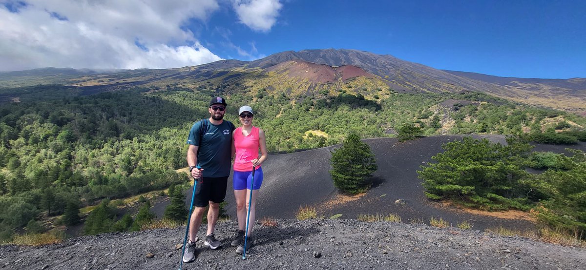 I hiked up Etna six days ago. Our guide said she could blow at any time - didn’t think it was that imminent 🫣 Amazing experience all the same #Etna #Sicily
