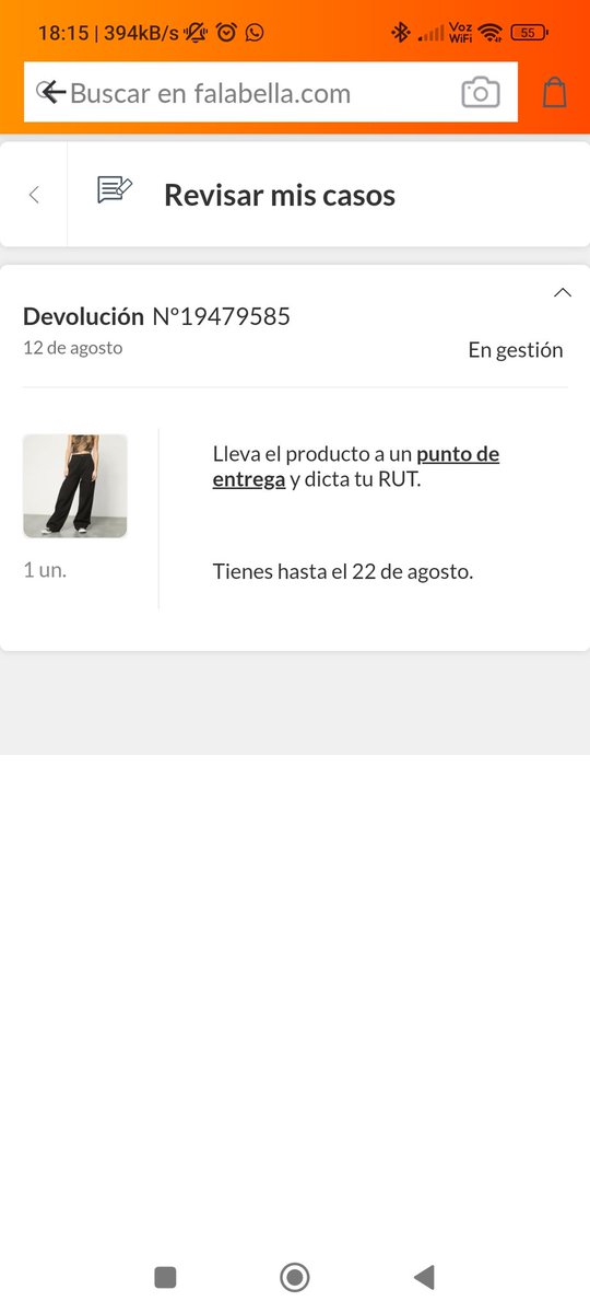 Poolyyy__'s tweet photo. @FalabellaAyuda retiro en tienda no me quiere aceptar la devolución! Para que hacen estás tonteras que no funcionan! Encima hay que esperar un kilo de tiempo en sus cajas con personas. https://t.co/RkXDC5IXIb