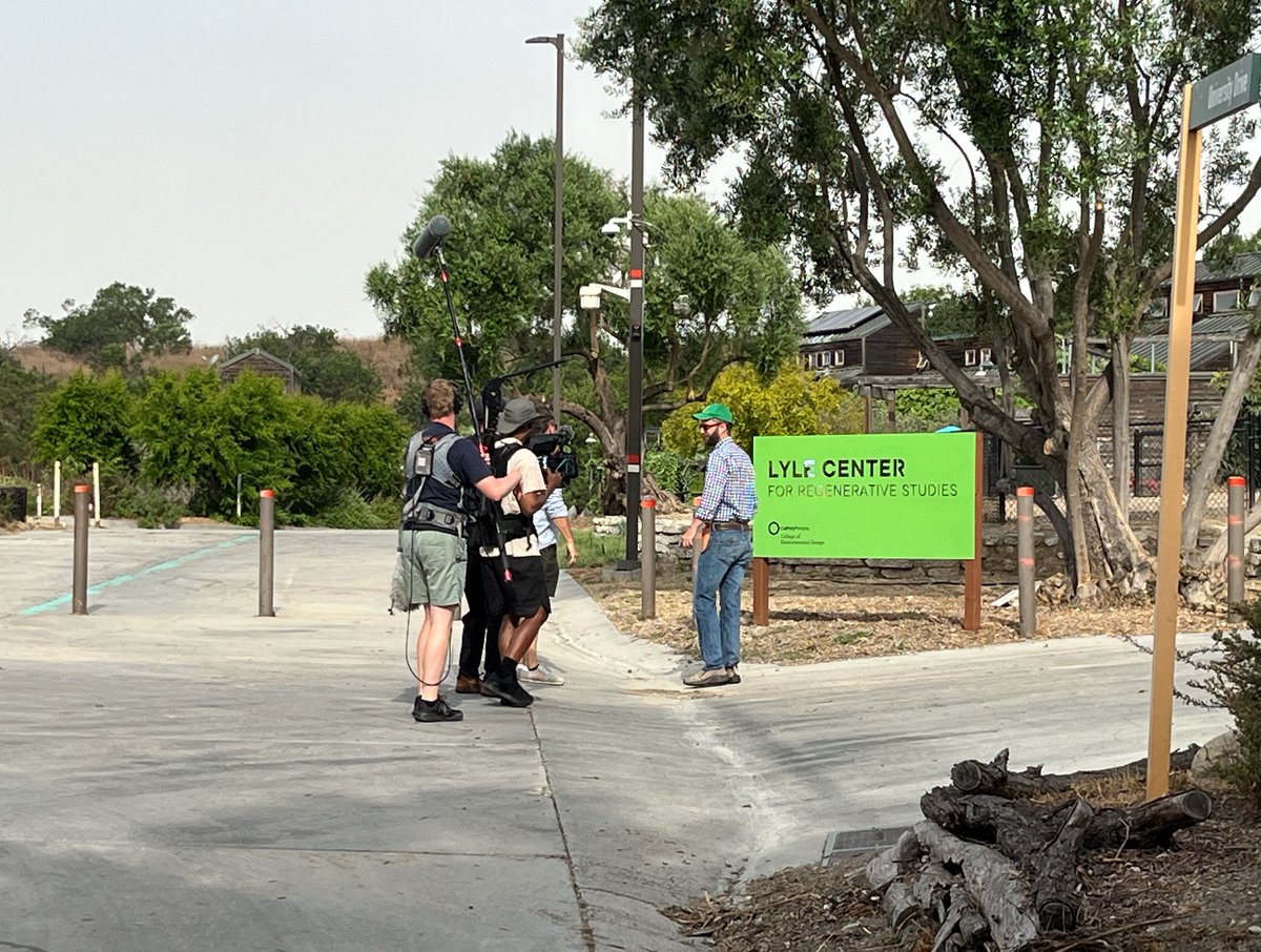 Cal Poly Pomona (@calpolypomona) on Twitter photo "From Scratch" TV-host David Moscow recently visited CPP to film part of an episode for the 3rd season of his travel-cooking show on <a href="/tastemade/">Tastemade</a>. 📺 👨🍳
His visit included stops at the <a href="/LyleCenter/">Lyle Center</a> to learn about regenerative farming and a visit to <a href="/CPPAgriscapes/">AGRIscapes Center</a> to milk goats. 🌱 "From Scratch" TV-host David Moscow recently visited CPP to film part of an episode for the 3rd season of his travel-cooking show on <a href="/tastemade/">Tastemade</a>. 📺 👨🍳
His visit included stops at the <a href="/LyleCenter/">Lyle Center</a> to learn about regenerative farming and a visit to <a href="/CPPAgriscapes/">AGRIscapes Center</a> to milk goats. 🌱