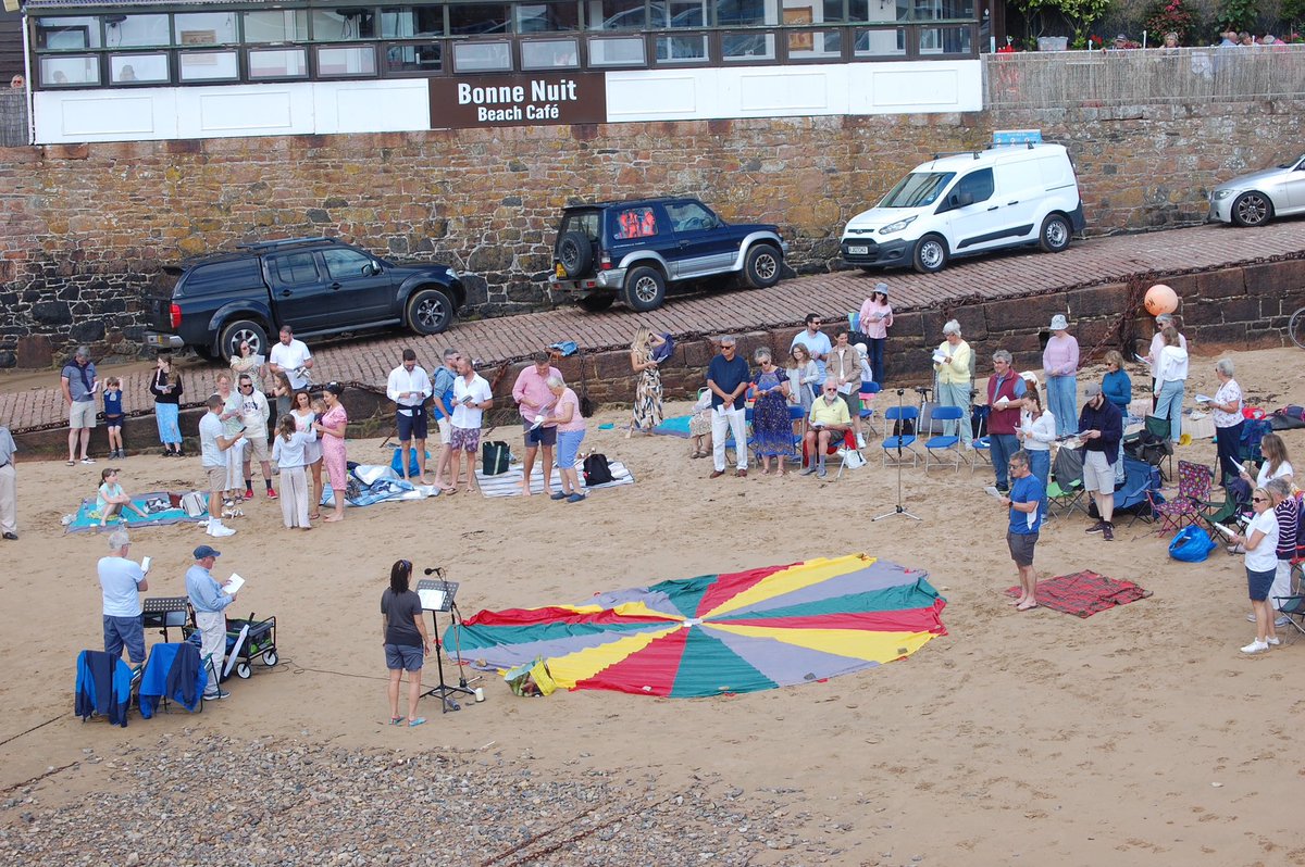 stjohnschurchje's tweet photo. Wonderful to connect with God through nature at the Beach Service 🏖 and baptise Archie in the sea! ✝️🌊 #beachchurch #baptism #makingJesusKnown @StJohnJersey @DioSalisbury https://t.co/IlULBWvvvQ