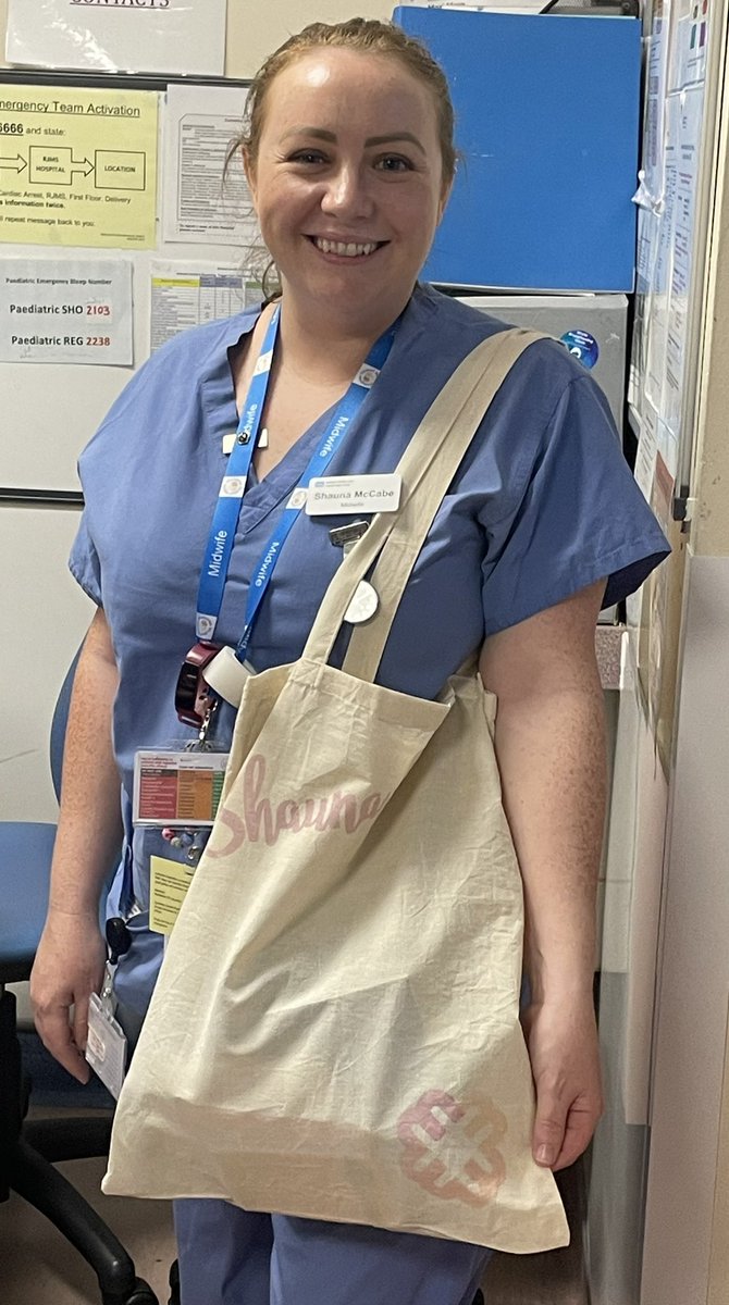 BelfastRcm's tweet photo. We welcomed another new midwife to the Belfast Branch family in RJMS @BelfastTrust this month with some personalised goodies….and our first MSc midwifery graduate! Welcome Shauna x @RcmNi @BrendaKellyMurn @rogan_margaret @SeanaTalbot @mmurnaghan @BossGSD @QUBMidwiferySoc https://t.co/J4AXmrJGJr