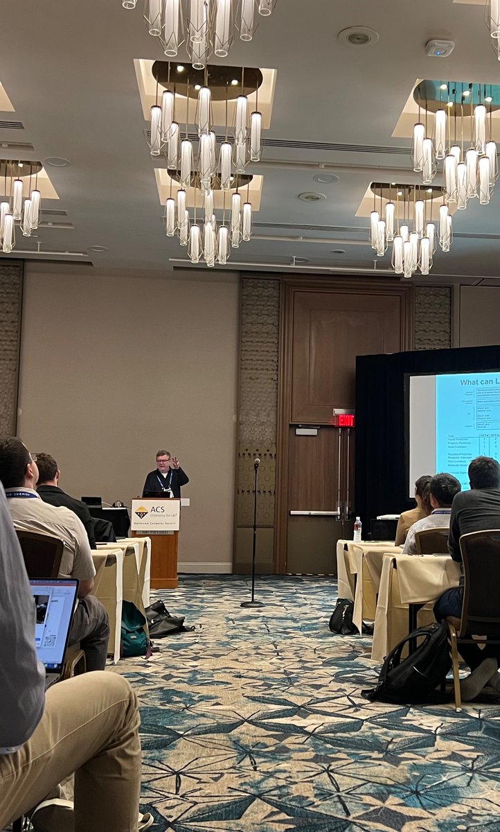 bobbypaton's tweet photo. Standing room only for @NSF_CCAS Olaf Wiest at the #acscinf symposium https://t.co/92gBae1GwB