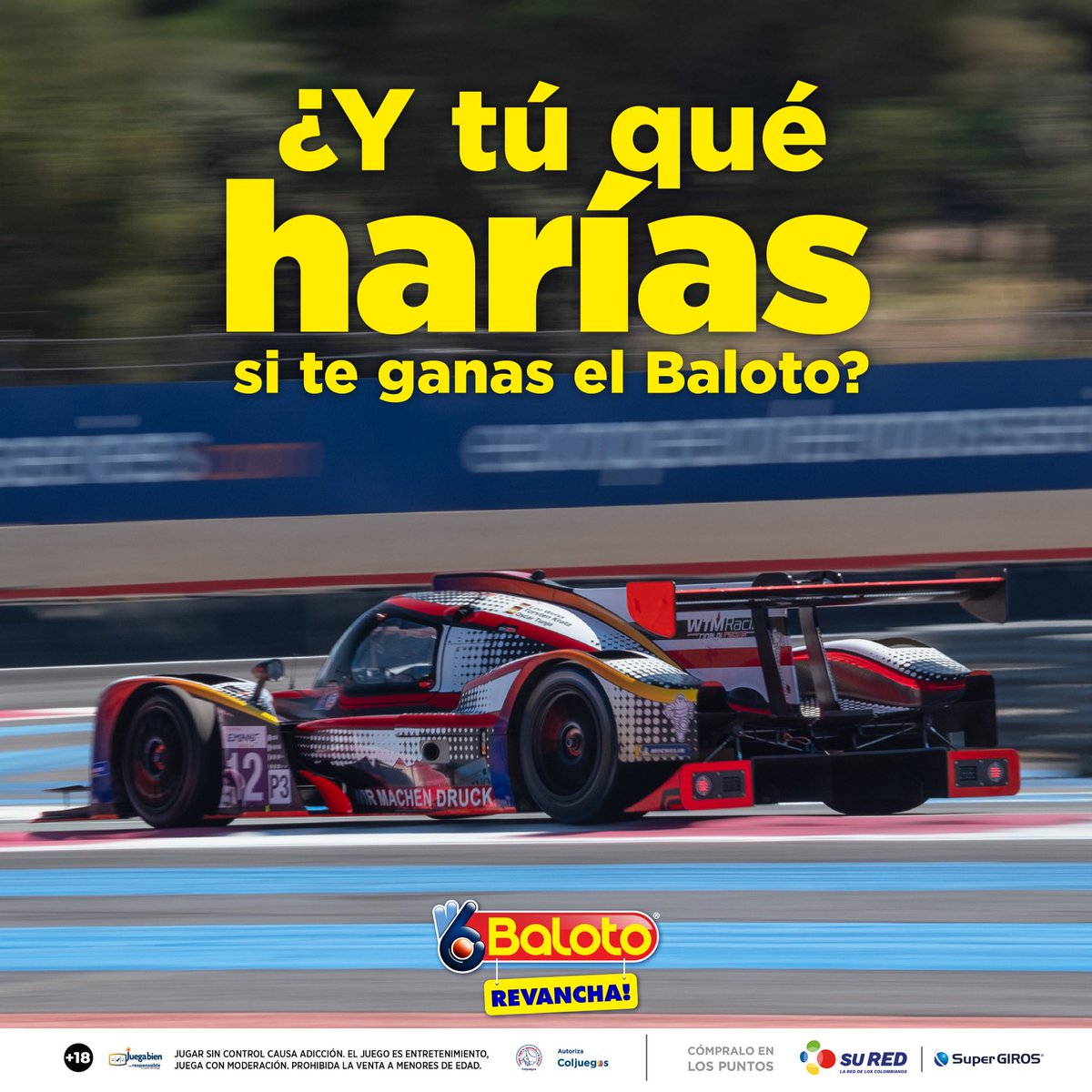 oscartunjo's tweet photo. Viaja como Millonario a una de mis carreras en Europa.

1- Compra dos baloto revancha. 
2- Registra el serial de tus tiquetes en https://t.co/D7ZTJwYioY
3- Cada dos tiquetes registrados es una opción para ganar. 
4- Espera el sorteo el 27 de septiembre del 2023 en el Canal Uno. https://t.co/tI1n0bI6Ah