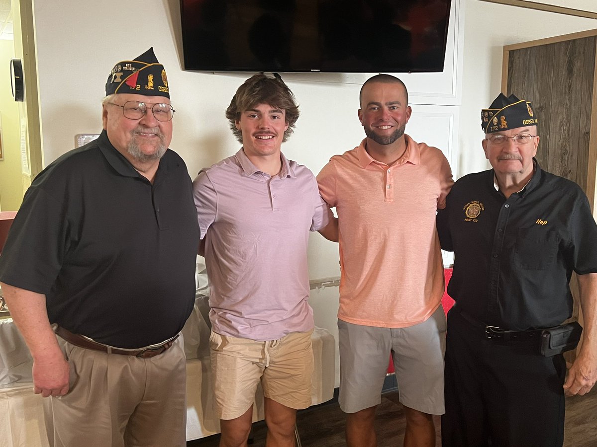 OLPost172Ball's tweet photo. Congrats to Davis Wick on being named our 2023 Earl Buchan Scholarship Award winner! We thank all of our senior players and wish them all the best! Huge thank you to the Osseo Legion Post 172 on their continued support! https://t.co/5au3f5Tce9