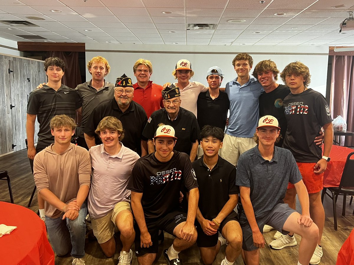 OLPost172Ball's tweet photo. Congrats to Davis Wick on being named our 2023 Earl Buchan Scholarship Award winner! We thank all of our senior players and wish them all the best! Huge thank you to the Osseo Legion Post 172 on their continued support! https://t.co/5au3f5Tce9