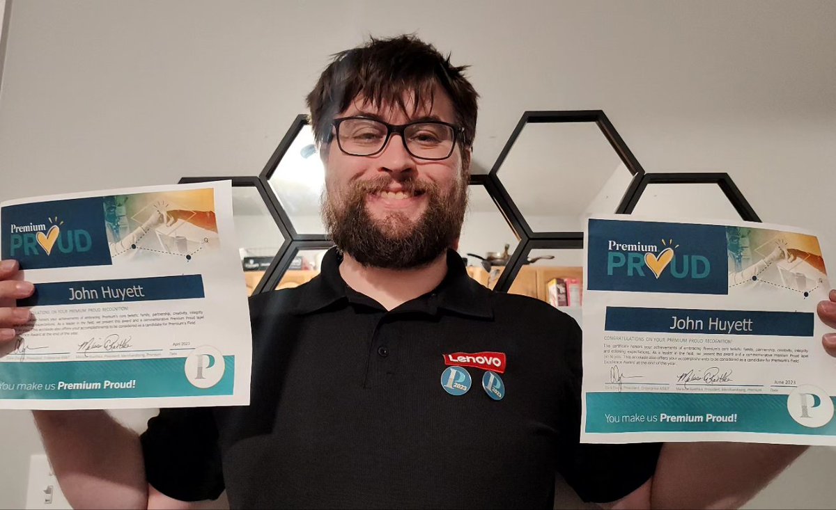 JohnLenovoThink's tweet image. Imagine my surprise when I came home today and found two premium proud recognition for April and June! thank you for the opportunity you have given me premium and the Lenovo stars team I am so proud and joyful of what I do #wearelenovo #wearepremium #premiumproud #premiumstars