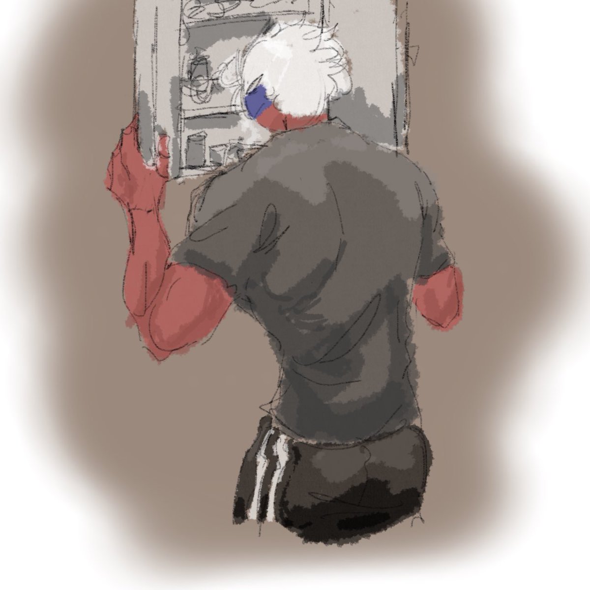 Russia opening the medicine cabinet #countryhumans #countryhumansrussia