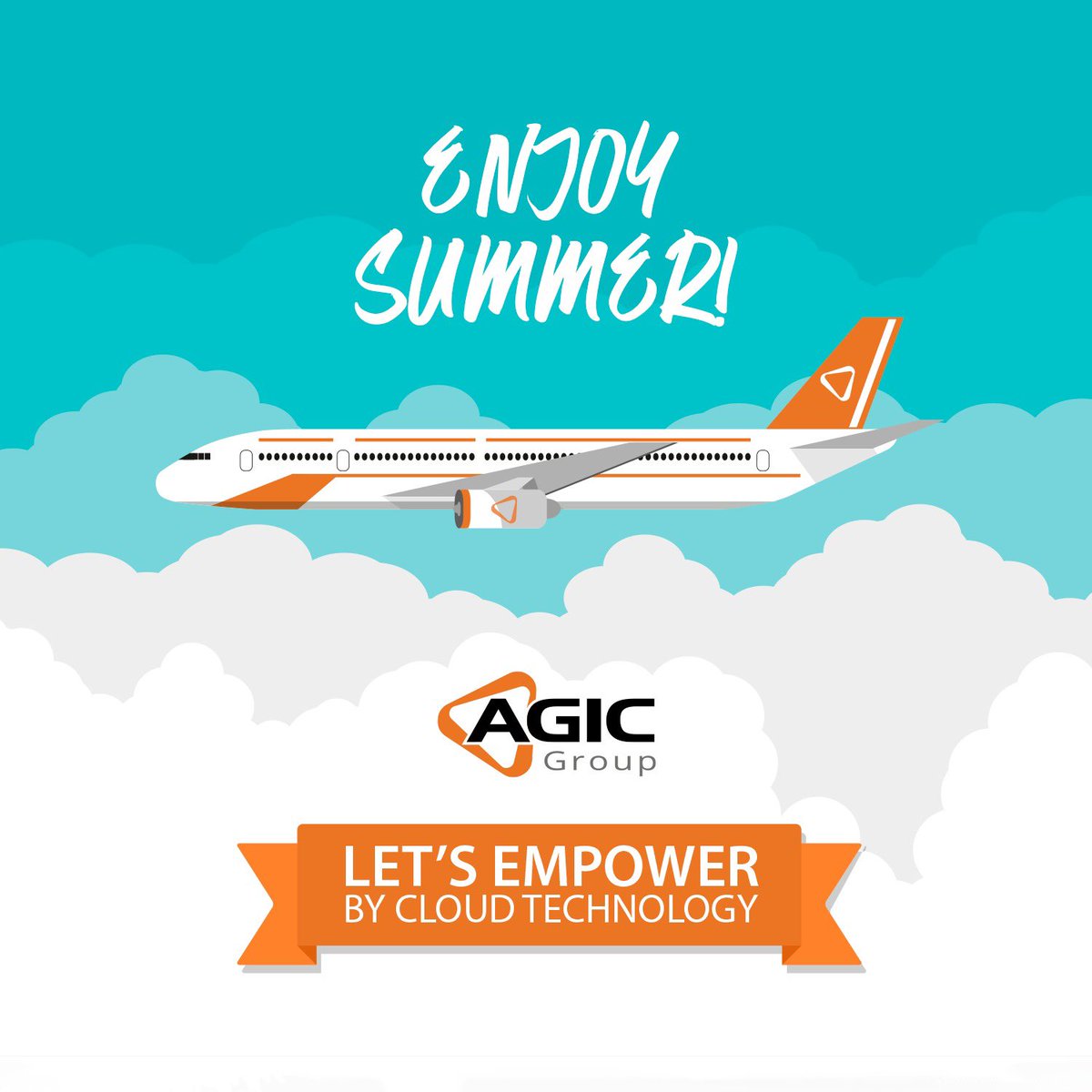 _AGIC_'s tweet photo. Buon Ferragosto da Agic Group ⛱️☀️
#EnjoySummer #Ferragosto #AgicTechnology #GruppoAgic #AgicGroup https://t.co/l5oxdUZM8N