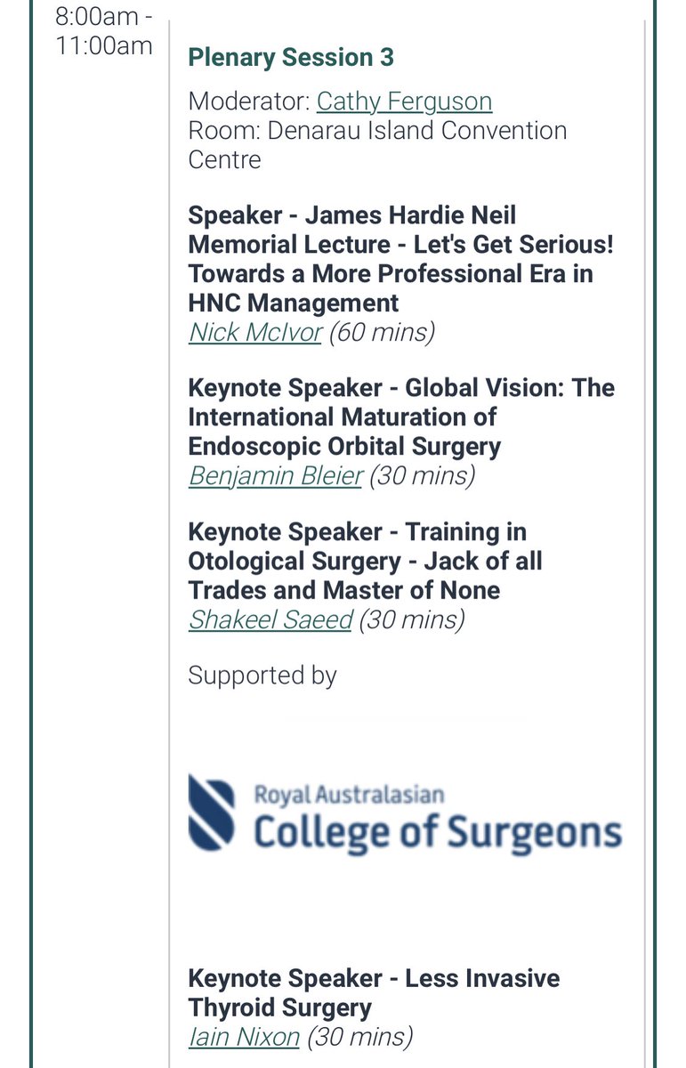 ANZSPO's tweet photo. Day 3 continues.

We start at 7am with an amazing choice of breakfast sessions and plenary.  #ANZSPO23 https://t.co/WI7RdXffVU