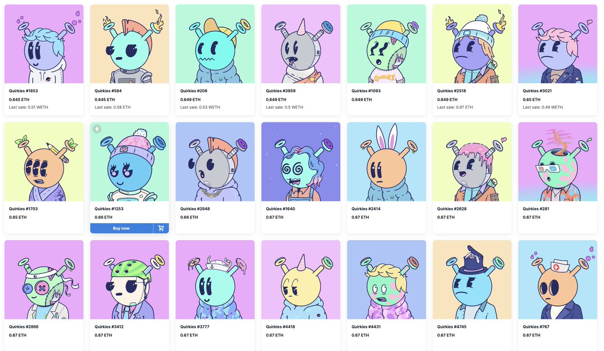 Feeling BDAY Generous and FIRED UP about INX 😍🔥

I will send .075 ETH back to your wallet per Quirk purchased off this screenshotted floor for my BDAY 🧹🛒🛍️ (must be these cause I don't want people listing only because I'm doing this haha)

NOW UNTIL 11:59 PM EST

Gotta get in