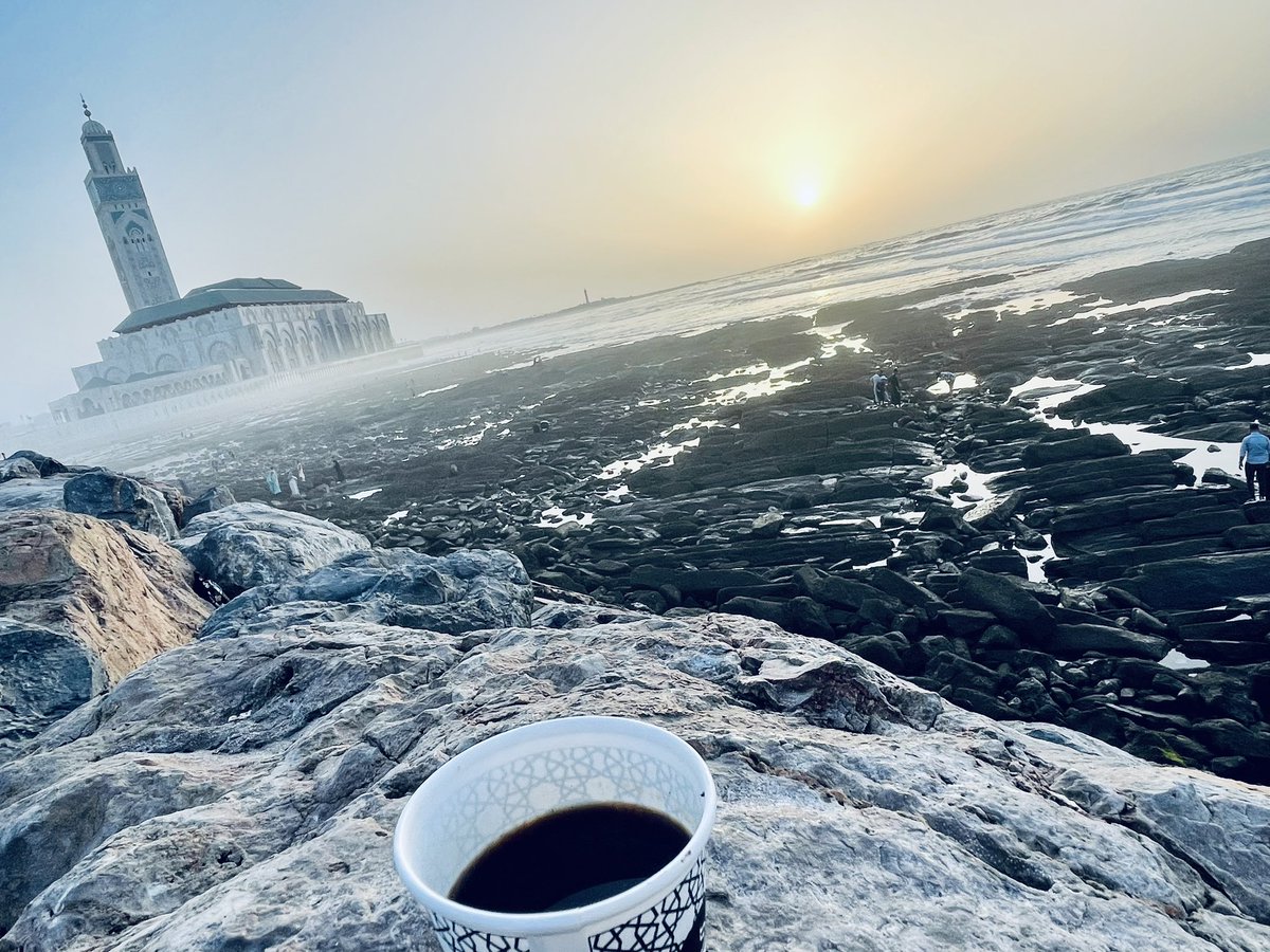 Sunset on the shores of mighty Atlantic