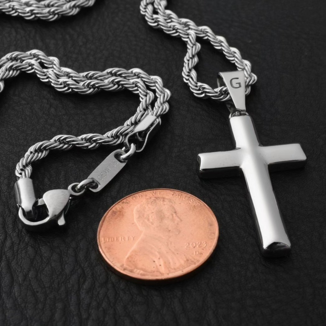 gemvius's tweet image. Introducing Gemvius Signature Cross Necklace. This necklace combines all the best features of our other cross necklaces into one. It's solid stainless steel construction combined with its comfortably small size make it ideal for daily wear 🤙

Shop Now --&amp;gt; gemvius.com/collections/ne…
