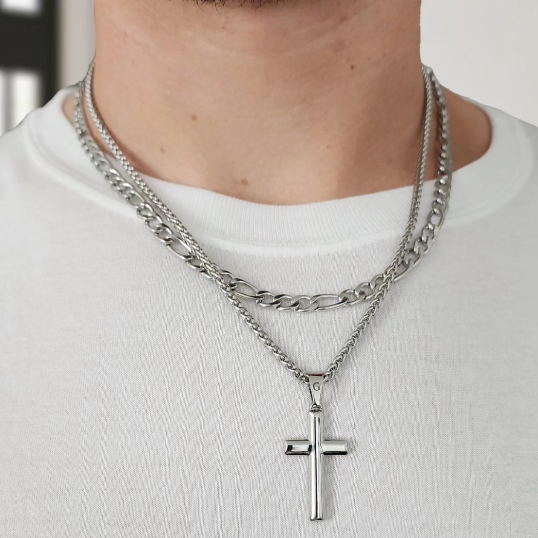 gemvius's tweet image. Introducing Gemvius Signature Cross Necklace. This necklace combines all the best features of our other cross necklaces into one. It's solid stainless steel construction combined with its comfortably small size make it ideal for daily wear 🤙

Shop Now --&amp;gt; gemvius.com/collections/ne…