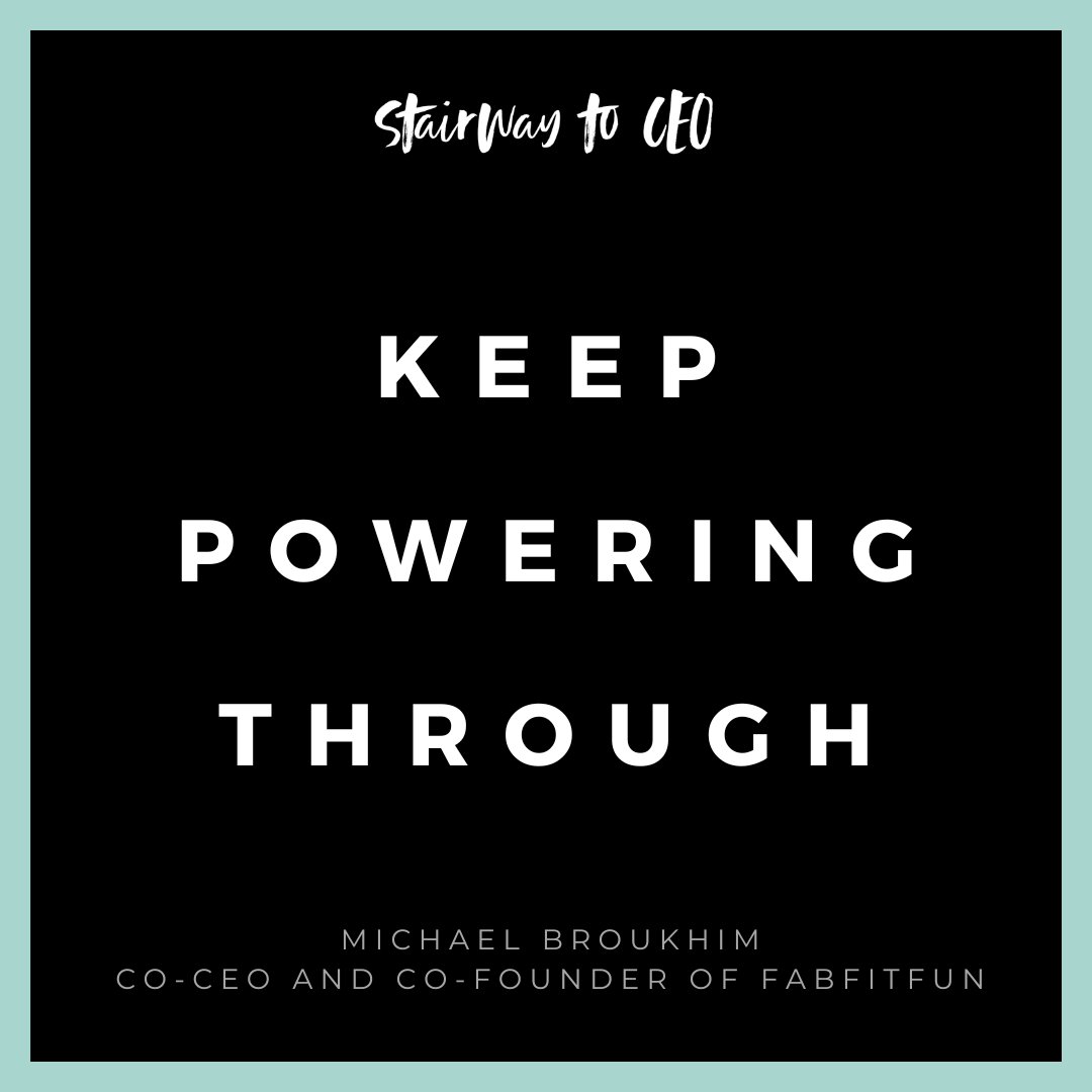 Coming tomorrow is a new episode with Michael Broukhim, Co-Founder &amp; Co-CEO of <a href="/FabFitFun/">FabFitFun</a>!
→ link in bio!
Tune in to hear:
- His story of starting an online media consulting company
- Ups and downs of developing websites for politicians
- The challenges of growing a business