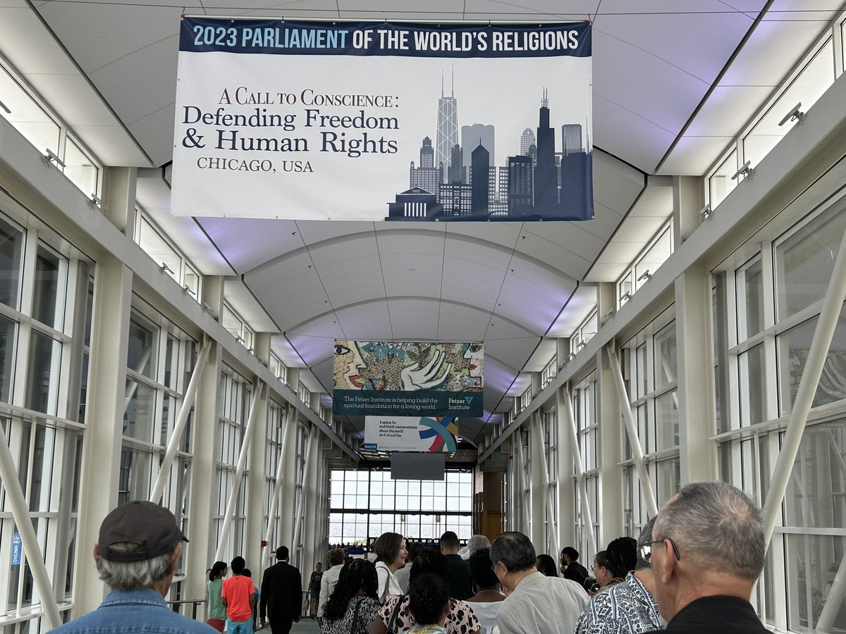 americnhumanist's tweet image. We had busy first day at @InterfaithWorld #PotWR2023 in Chicago running booths in exhibit hall and kids area. Great chats with #humanists and folks interested in learning about humanism.