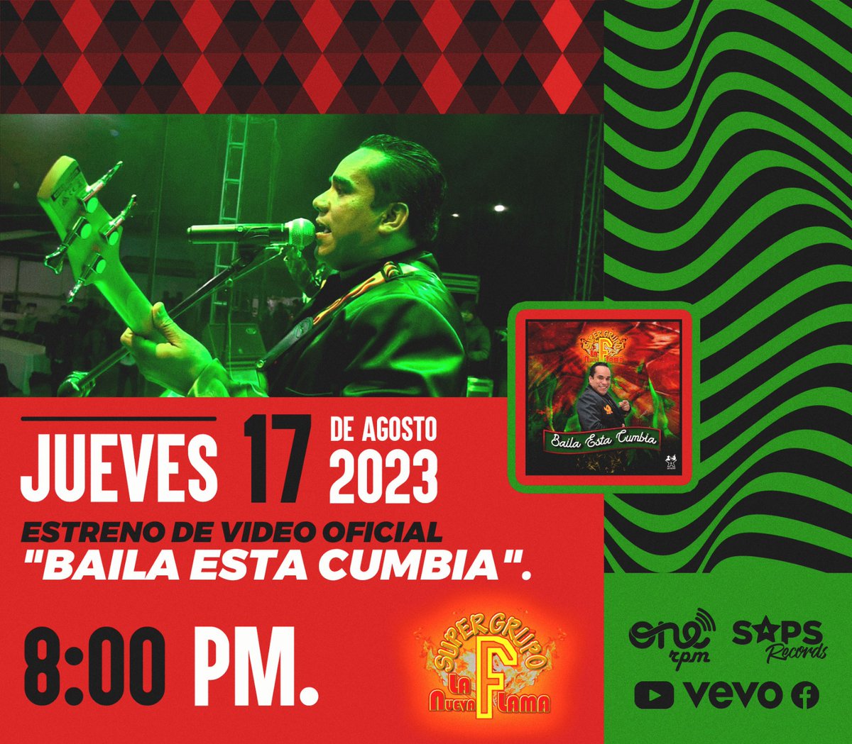 💃🎵 ¡El 17 de agosto es la fecha para bailar sin parar! 🕺🎶
No podemos esperar más para que sientan la emoción de "Baila Esta Cumbia".
onerpm.link/438365431819 👈🏻