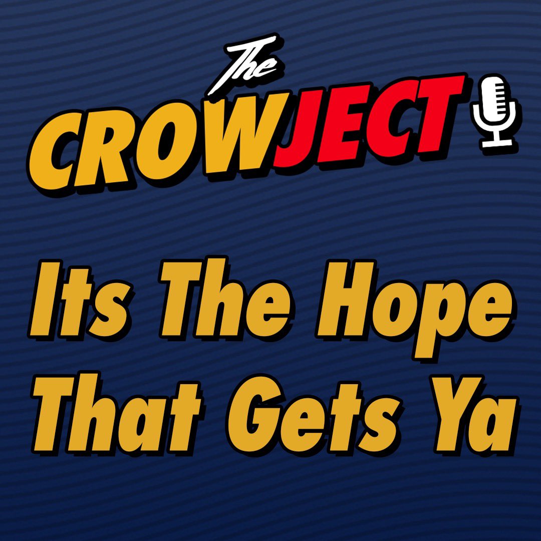 Crowject's tweet photo. 🚨 NEW POD 🚨 

On a YUGE episode, Jade, Ray, Ben & Peter go through it all:

🎙️ our R22 LOSS over the Lions
🎙️ All of your feedback including your phonecalls!
🎙️ Our AFLW trial game win!
🎙️ Race To The Bottom (of the 8) & plenty more!

More segments and the rest of our pod on our Patreon!

#weflyasone #gocrom #gocrows #crowject #podcast #afl #aflw