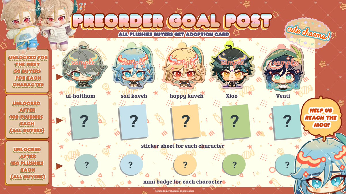 🇺🇸 USA GO, please like + rt! ♡

<a href="/matcharie/">rie @ CF22✨</a>'s Hoyoverse Merch!
- 20cm Plush Dolls
- Lanyard Keychains
- Pookie Keychains
- Stickers
- Wooden Standees 

‼️ Three Payments
‼️ Closes SEPT 8, 10pm CST

forms.gle/5YbGuHhG6gGceP…