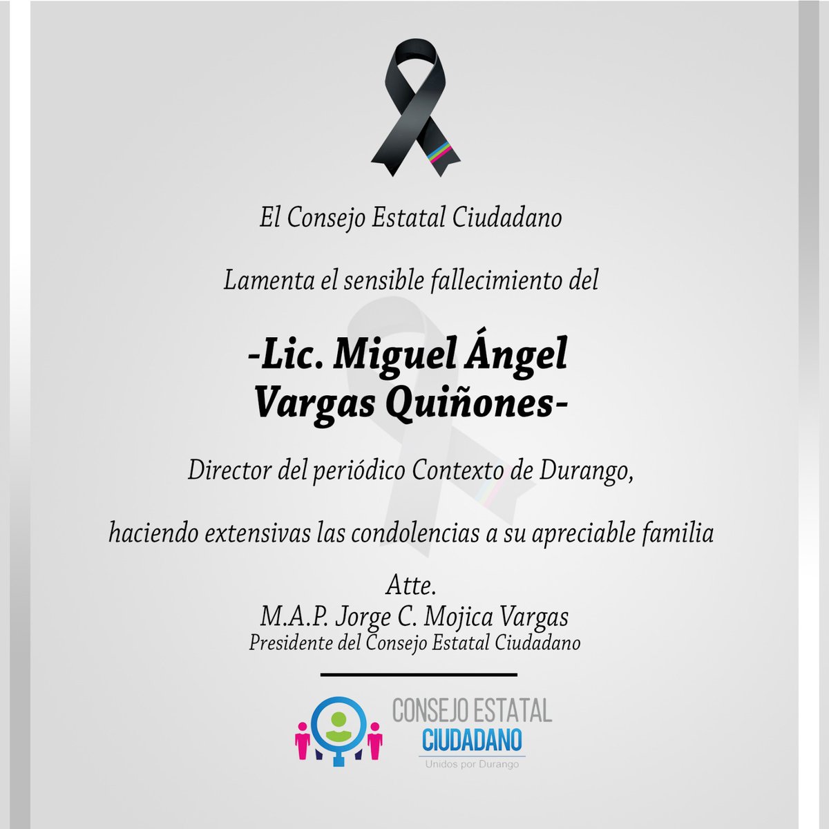 Consejo Estatal Ciudadano tweet media