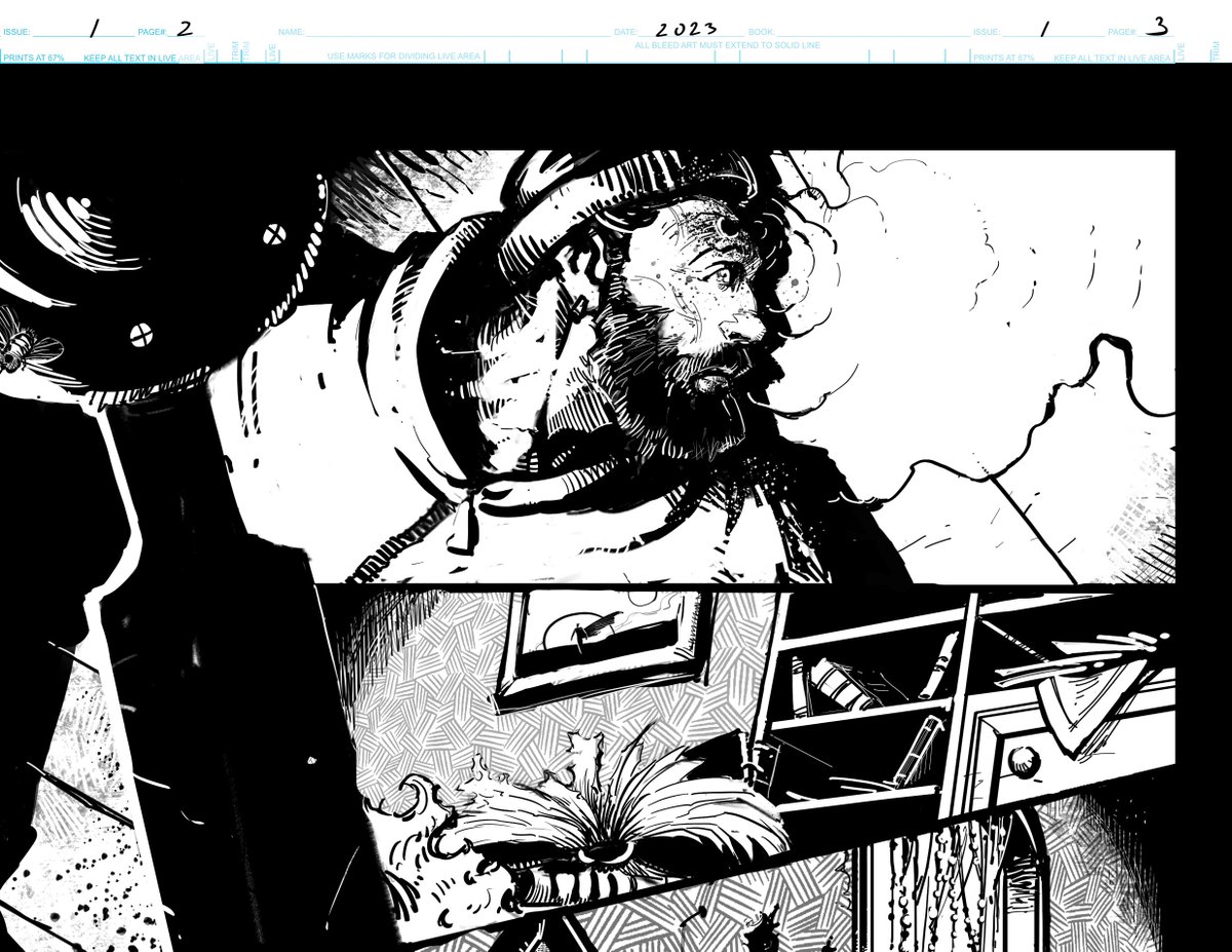 Something I'm actively working on to tease you a bit... Stuff is definetely cooking in the pot! #comics